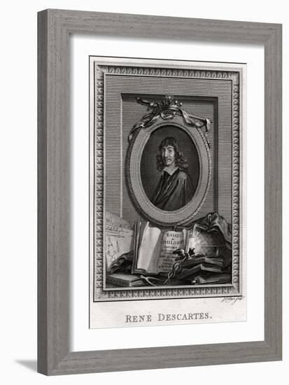 Rene Descartes, 1775-J Collyer-Framed Giclee Print