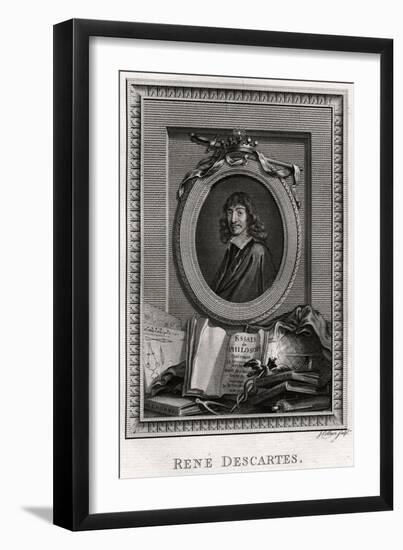 Rene Descartes, 1775-J Collyer-Framed Giclee Print