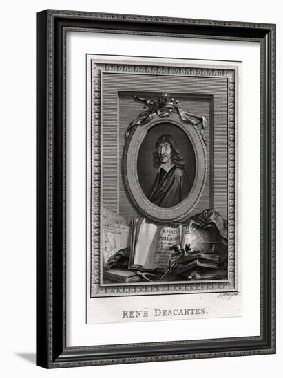 Rene Descartes, 1775-J Collyer-Framed Giclee Print