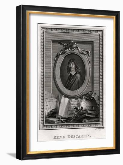 Rene Descartes, 1775-J Collyer-Framed Giclee Print