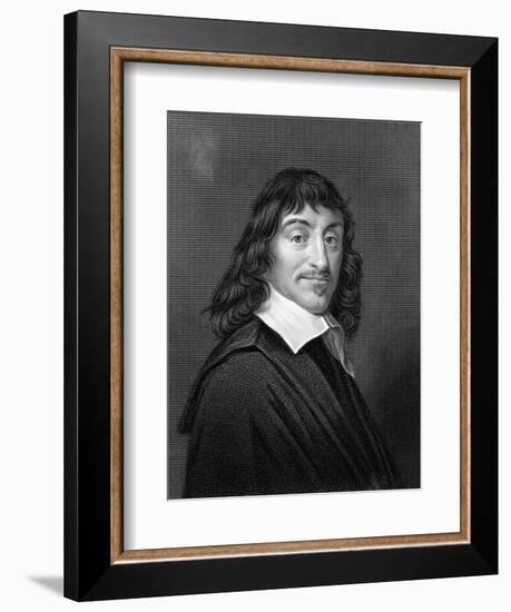 Rene Descartes, French Philosopher and Mathematician, 1835-Frans Hals-Framed Giclee Print