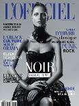 L'Officiel, November 2010 - Noir Is Beautiful, Kasia-René Habermacher-Mounted Art Print