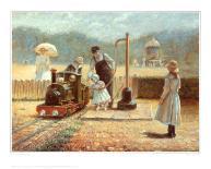 The Model Railway-Rene Legrand-Art Print