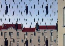Golconde-Rene Magritte-Art Print