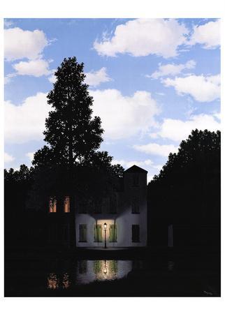 'La Clairvoyance' Art Print - Rene Magritte | Art.com