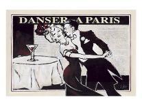Danser à Paris with Martinis-Rene Stein-Mounted Art Print