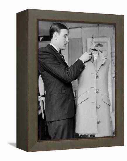 Rene, the Head Tailor, Hemming a Dress Jacket-John Phillips-Framed Premier Image Canvas