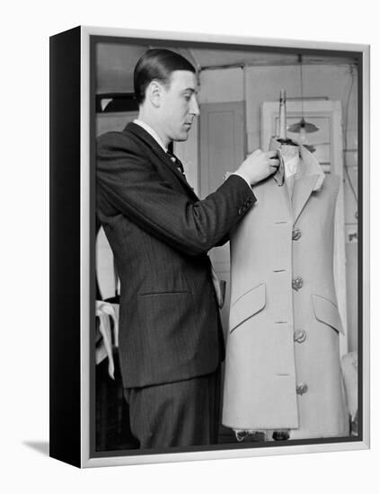 Rene, the Head Tailor, Hemming a Dress Jacket-John Phillips-Framed Premier Image Canvas