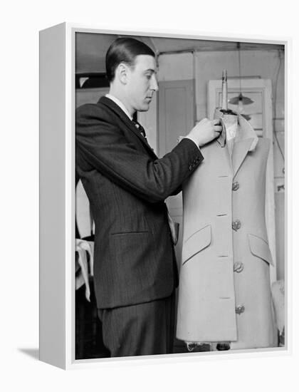 Rene, the Head Tailor, Hemming a Dress Jacket-John Phillips-Framed Premier Image Canvas