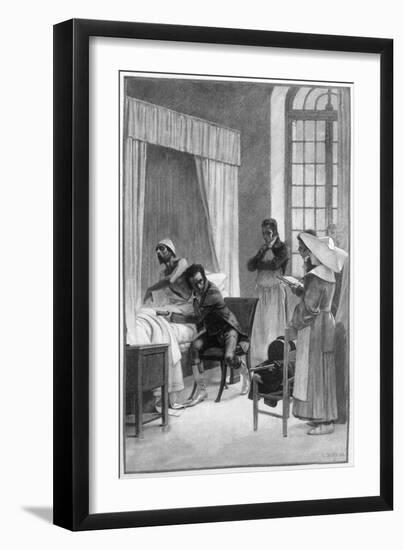 Rene Theodore Hyacinthe Laennec, French Medical Inventor of the Stethoscope-Ruffe-Framed Art Print