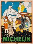 Advertising Poster for Michelin, C. 1925-Rene Vincent-Giclee Print