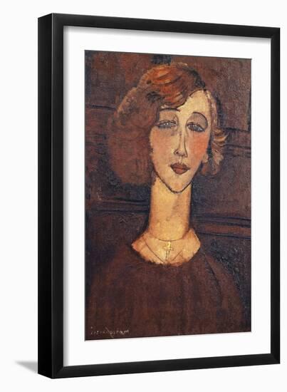 Renee, 1916-Amedeo Modigliani-Framed Giclee Print