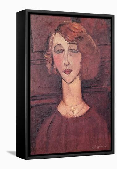 Renee, 1917-Amedeo Modigliani-Framed Premier Image Canvas