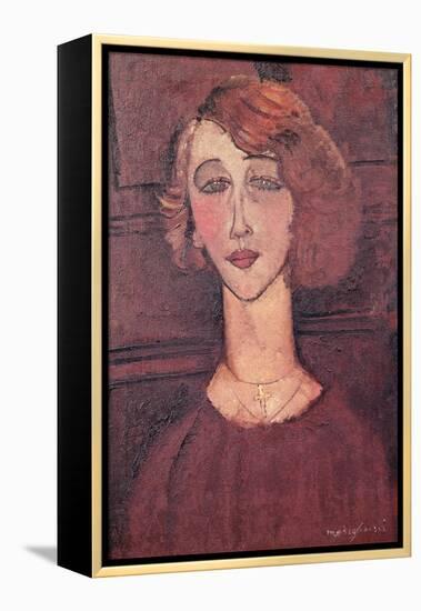 Renee, 1917-Amedeo Modigliani-Framed Premier Image Canvas