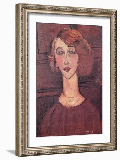 Renee, 1917-Amedeo Modigliani-Framed Giclee Print