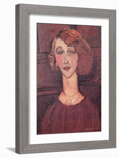 Renee, 1917-Amedeo Modigliani-Framed Giclee Print