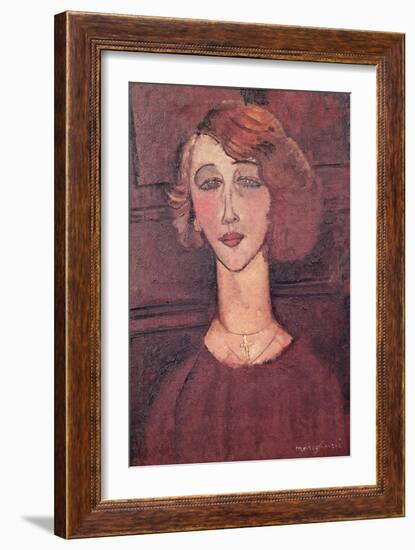 Renee, 1917-Amedeo Modigliani-Framed Giclee Print