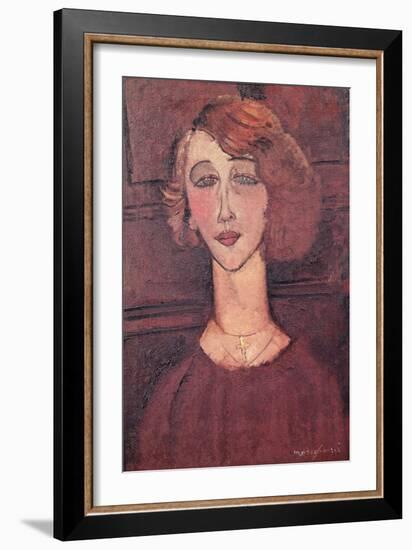 Renee, 1917-Amedeo Modigliani-Framed Giclee Print