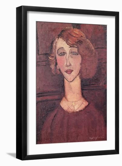 Renee, 1917-Amedeo Modigliani-Framed Giclee Print