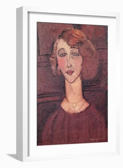 Renee, 1917-Amedeo Modigliani-Framed Giclee Print