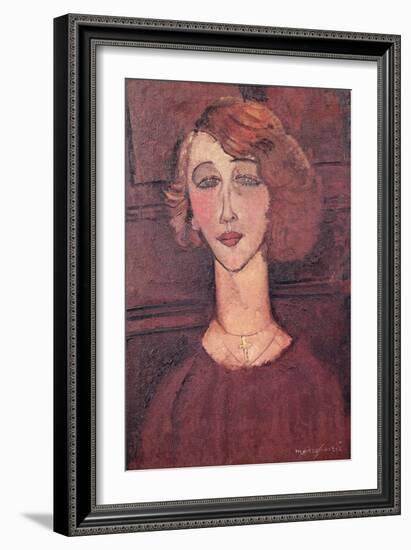 Renee, 1917-Amedeo Modigliani-Framed Giclee Print