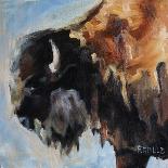 Bearded Buffalo-Renee Gould-Giclee Print