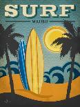 Surf Malibu-Renee Pulve-Art Print