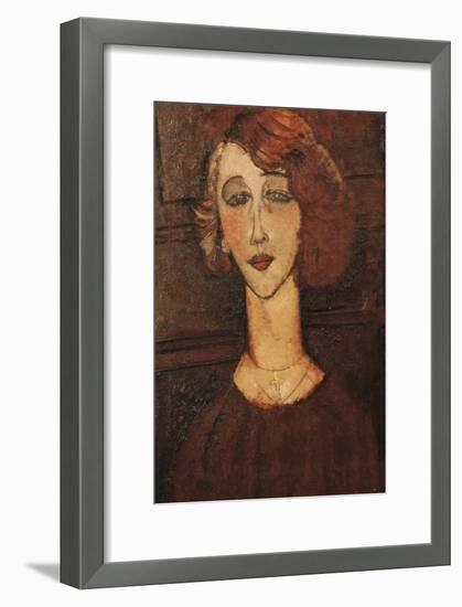 Renée-Amedeo Modigliani-Framed Art Print