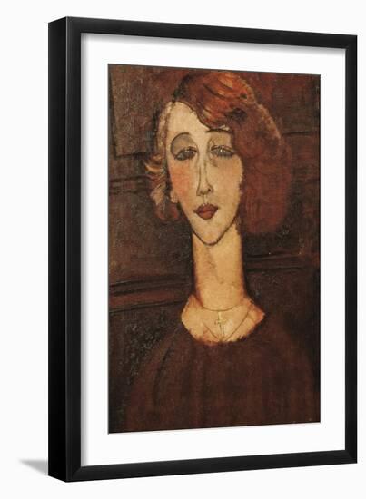 Renée-Amedeo Modigliani-Framed Art Print