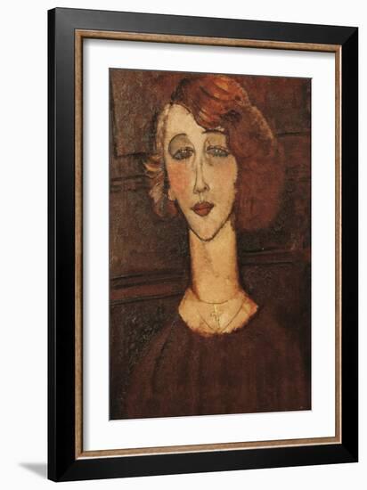 Renée-Amedeo Modigliani-Framed Art Print