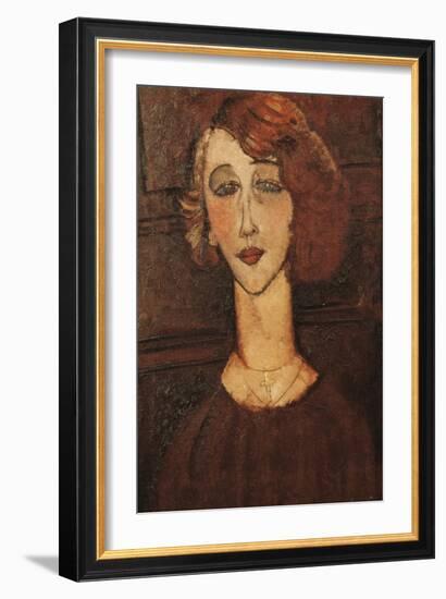 Renée-Amedeo Modigliani-Framed Art Print