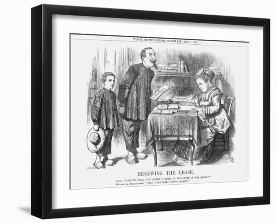 Renewing the Lease, 1870-Joseph Swain-Framed Giclee Print