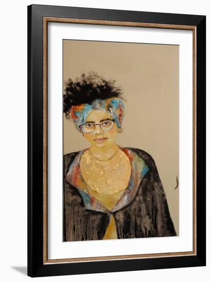 Reni Eddo-Lodge, Activist and Feminist, 2017-Susan Adams-Framed Giclee Print