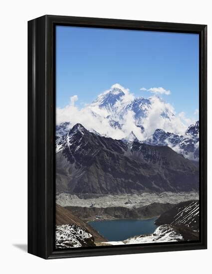Renjo Pass of Mount Everest, Sagarmatha Nat'l Park, UNESCO World Heritage Site, Nepal-Jochen Schlenker-Framed Premier Image Canvas