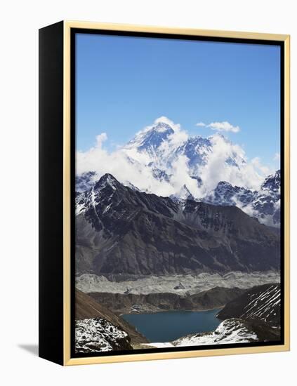 Renjo Pass of Mount Everest, Sagarmatha Nat'l Park, UNESCO World Heritage Site, Nepal-Jochen Schlenker-Framed Premier Image Canvas