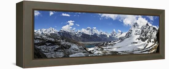 Renjo Pass of Mount Everest, Sagarmatha Nat'l Park, UNESCO World Heritage Site, Nepal-Jochen Schlenker-Framed Premier Image Canvas