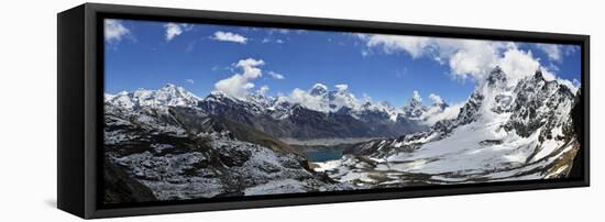 Renjo Pass of Mount Everest, Sagarmatha Nat'l Park, UNESCO World Heritage Site, Nepal-Jochen Schlenker-Framed Premier Image Canvas