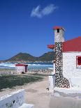 Detail of a Coastal Cottage, Calhau, Sao Vicente, Cape Verde Islands, Atlantic, Africa-Renner Geoff-Framed Premier Image Canvas