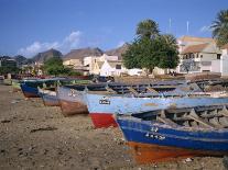 Detail of a Coastal Cottage, Calhau, Sao Vicente, Cape Verde Islands, Atlantic, Africa-Renner Geoff-Premier Image Canvas