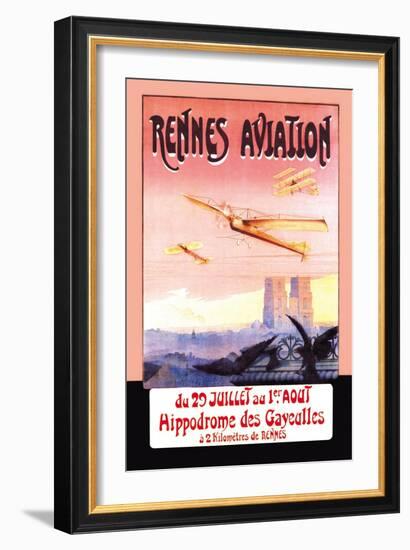 Rennes Aviation-F. Boursier-Framed Art Print