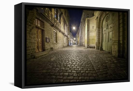 Rennes, La Rue Du Chapitre-Philippe Manguin-Framed Premier Image Canvas