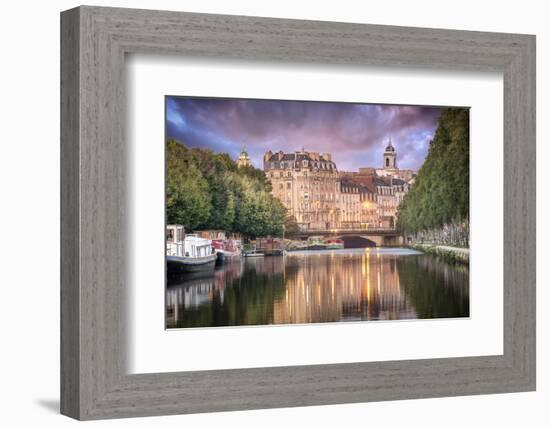 Rennes - Les Quais De La Vilaine-Philippe Manguin-Framed Photographic Print