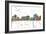 Reno Nevada Skyline MCLR 1-Marlene Watson-Framed Giclee Print