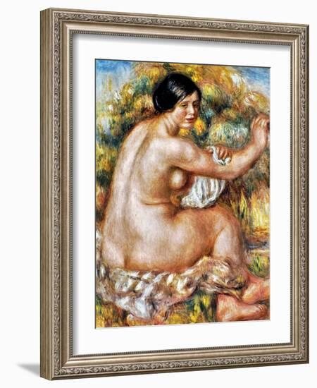 Renoir: Bather, 1912-Pierre-Auguste Renoir-Framed Giclee Print