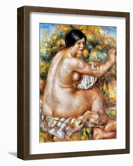 Renoir: Bather, 1912-Pierre-Auguste Renoir-Framed Giclee Print