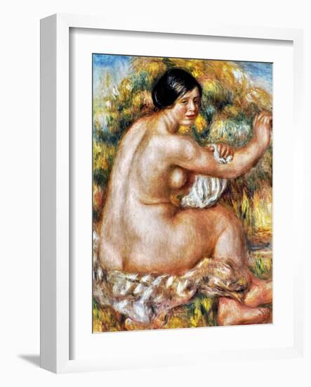 Renoir: Bather, 1912-Pierre-Auguste Renoir-Framed Giclee Print