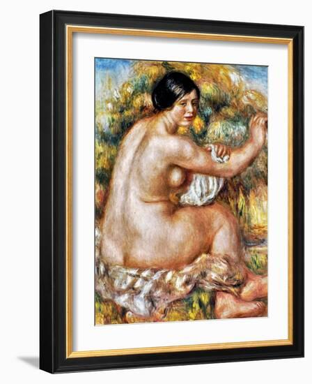 Renoir: Bather, 1912-Pierre-Auguste Renoir-Framed Giclee Print