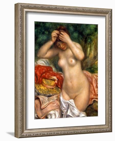 Renoir: Bather-Pierre-Auguste Renoir-Framed Giclee Print