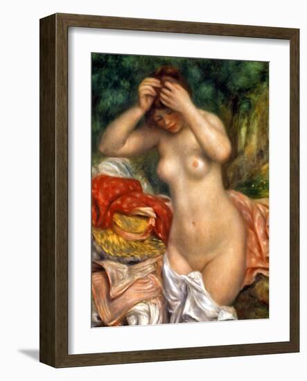 Renoir: Bather-Pierre-Auguste Renoir-Framed Giclee Print