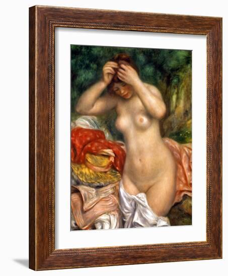 Renoir: Bather-Pierre-Auguste Renoir-Framed Giclee Print